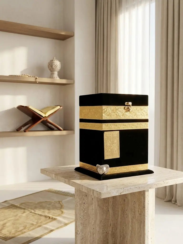 Premium Kaaba-Inspired Box | Small Quran & Islamic Book Storage Gift