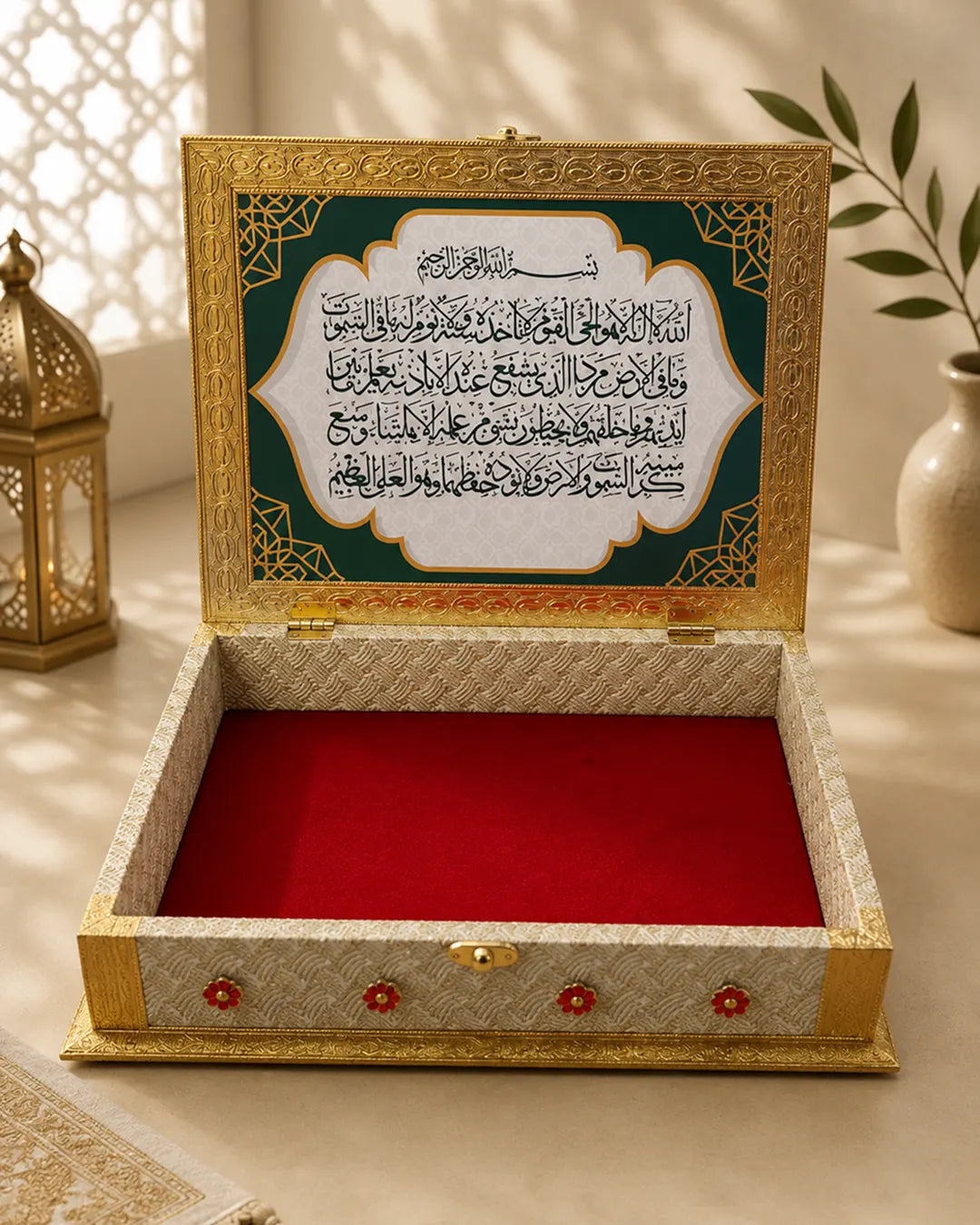 Luxury Quran Box | Premium Islamic Gift Set with Velvet Interior