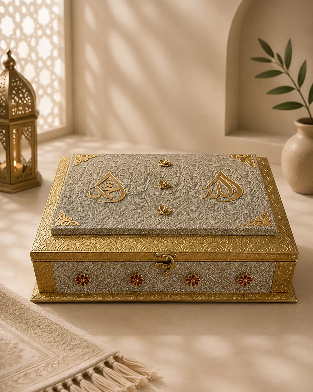 Luxury Quran Box | Premium Islamic Gift Set with Velvet Interior