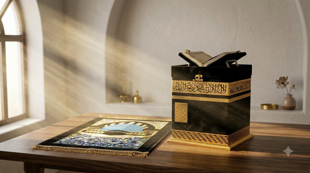 Premium Kaaba-Inspired Box | Small Quran & Islamic Book Storage Gift